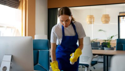 Etapas da limpeza de Airbnb