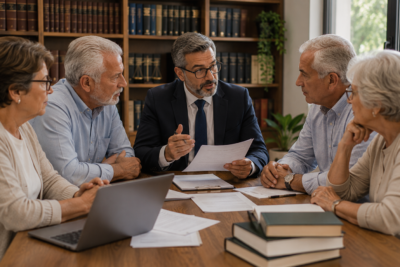 Aposentados do serviço público participam de reunião com assessoria jurídica da associação para esclarecer dúvidas sobre direitos previdenciários, benefícios e outros temas jurídicos recorrentes em ambiente profissional.
